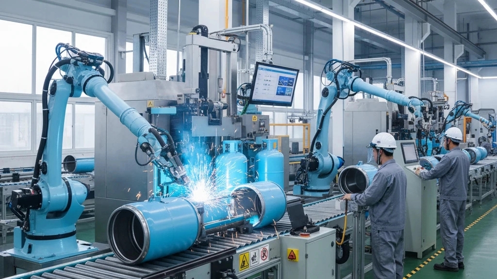 ساخت دستگاه خط تولید سیلندر LPG