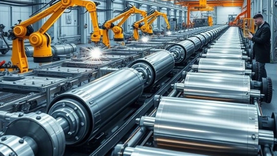 طراحی و ساخت خط تولید سیلندر صنعتی در آمل