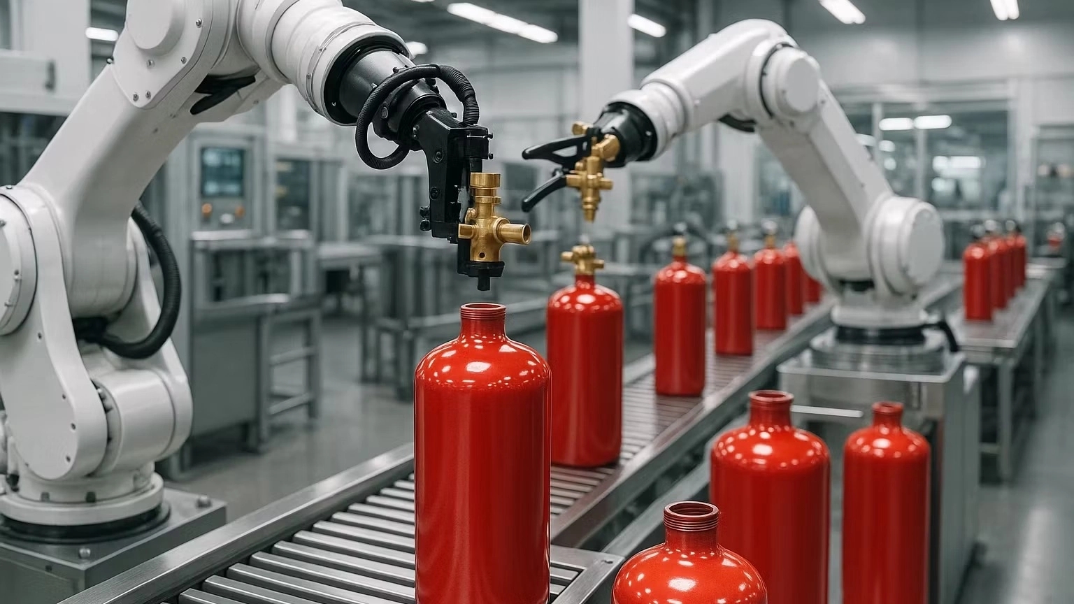 خط تولید کپسول آتش نشانی اتومبیل خانگی صنعتی خط تولید کپسول آتش نشانی اتومبیل خانگی صنعتی